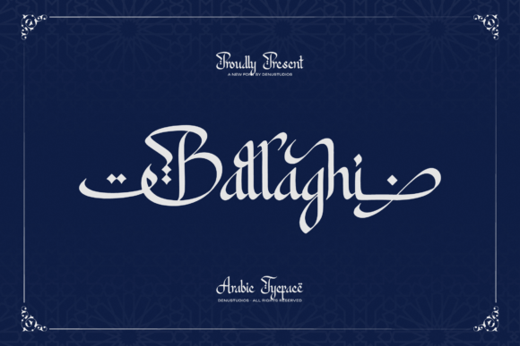 Ballaghi: A Typeface That Bridges Cultures with Elegance