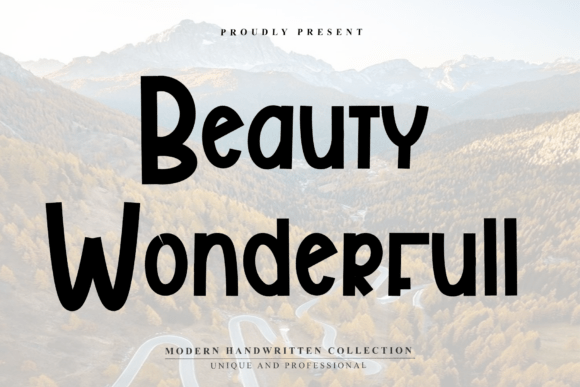 Beauty Wonderfull: A Warm, Handwritten Font for Every Project