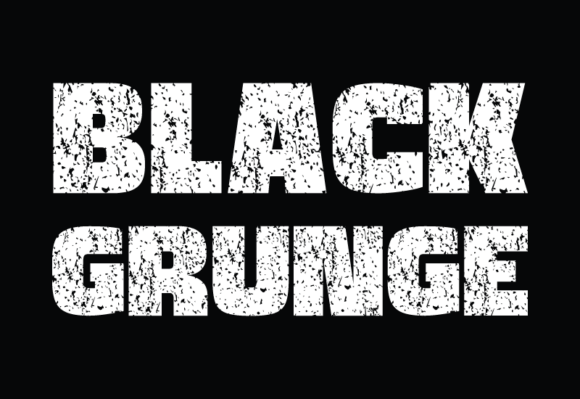 Black Grunge Font: A Bold Choice for Expressive Design