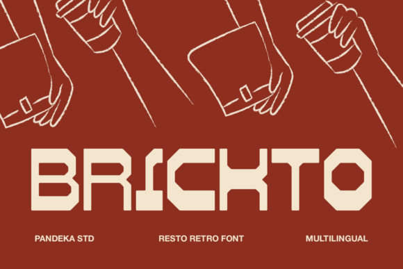 Brickto: Bold Retro Font for Modern Branding