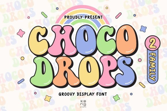 Choco Drops: A Playful Font for Creative Designs