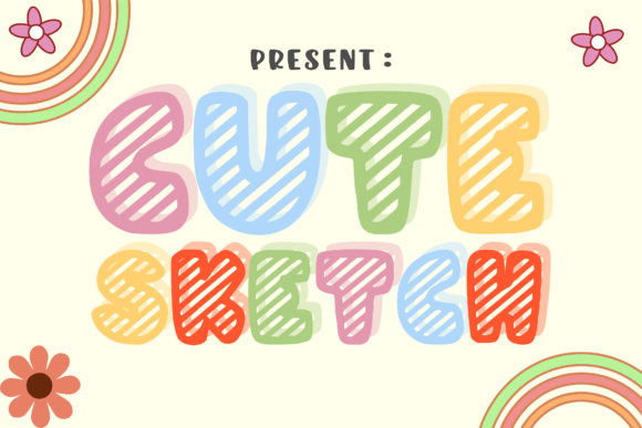 Cute Sketch: A Playful Font for Creative Design Projects