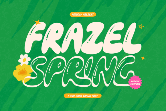 Frazel Spring: A Playful Hand-Drawn Font for Lively Design Projects
