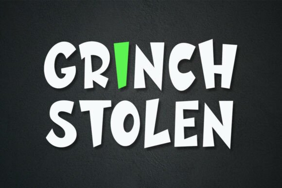 Grinch Stolen: The Playful Typeface That Brings Holiday Cheer and Personality to Design