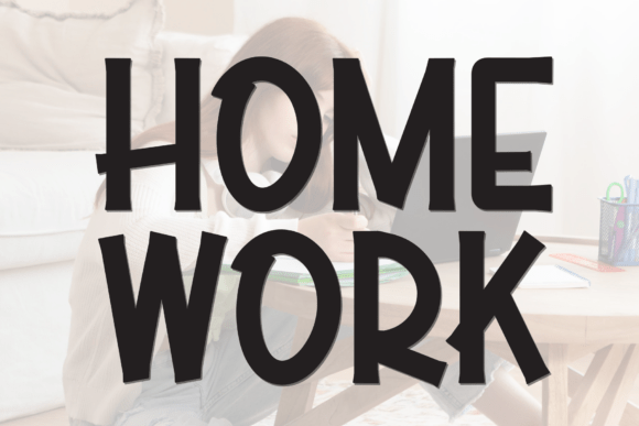 Home Work: A Fresh Approach to Casual Display Typography