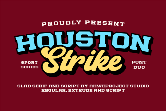 Houston Strike: Bold Typography for Dynamic Designs