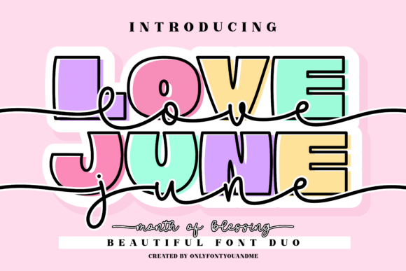 Love June: A Strategic Choice for Expressive Typography in Creative Projects