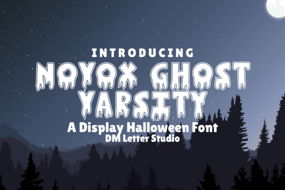 Novox Ghost Varsity – A Unique Blend of Horror and Collegiate Typography