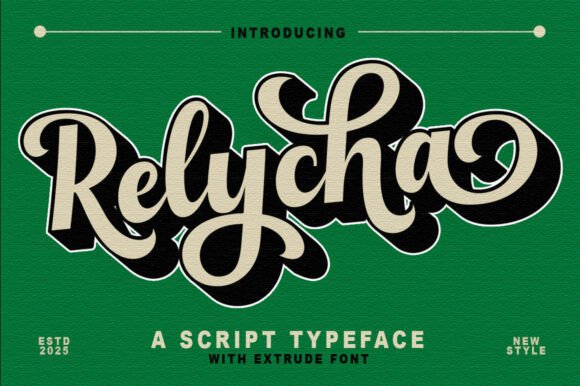 Relycha Typeface: Elevating Design with Style and Substance
