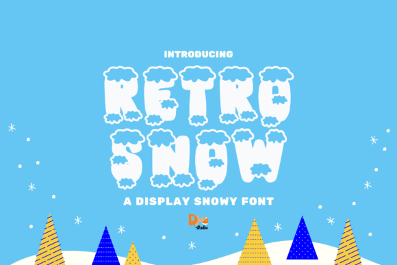 Retro Snow: A Winter-Inspired Typeface for Timeless Designs