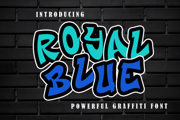Royal Blue: A Modern Display Font for Creative Projects