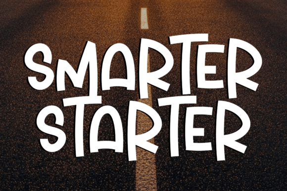 Smarter Starter: A Timeless Display Font for Eye-Catching Design