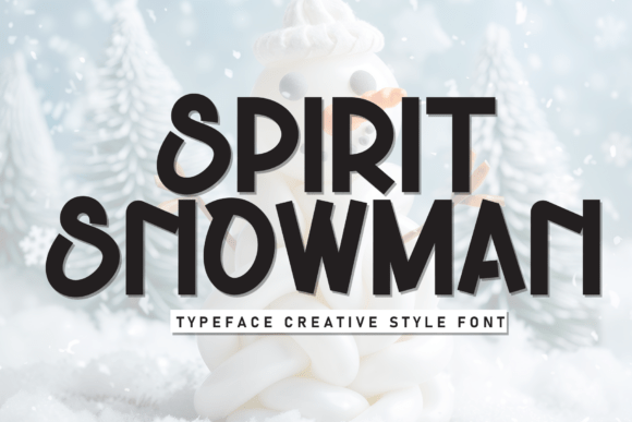 Spirit Snowman: A Playful Font for Modern Design Projects